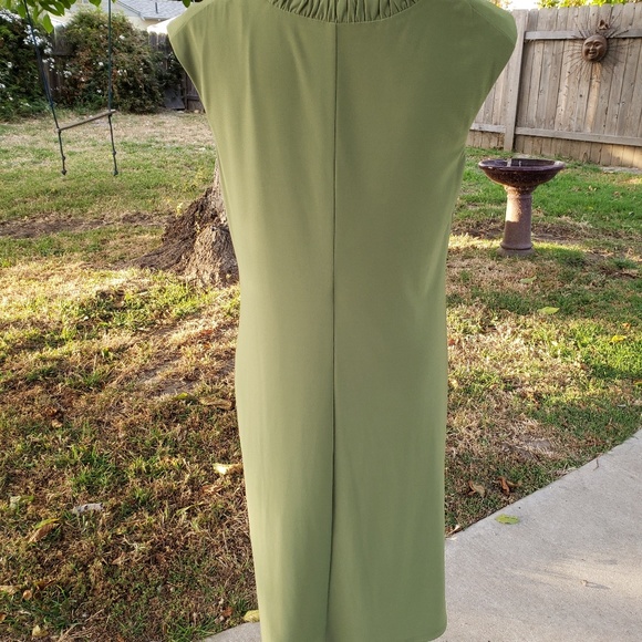 Evan-Picone Emerald Green Dress - Picture 2 of 4